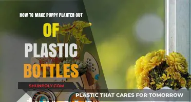 DIY Puppy Planter: Upcycle Plastic Bottles into Adorable Garden Decor