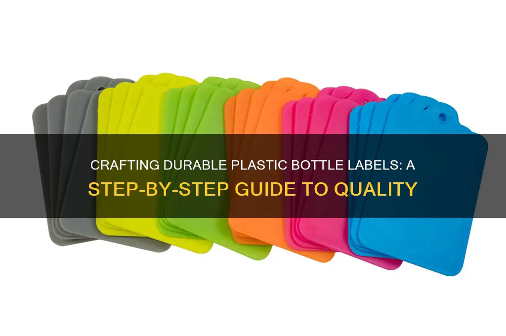 how to make quality plastic bottle labels