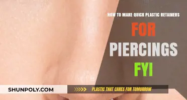 DIY Piercing Retainers: Quick Plastic Solutions for Emergency Situations