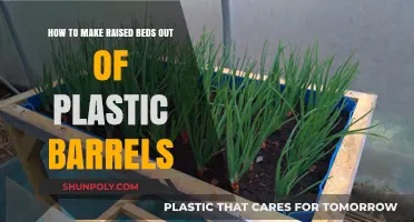 Creative Gardening: Crafting Raised Beds from Plastic Barrels Easily