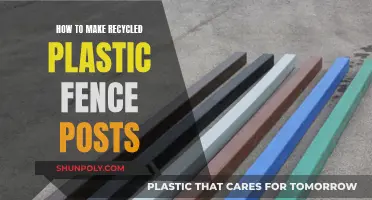 Transforming Plastic Waste: Crafting Recycled Fence Posts for a Greener Garden