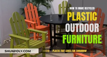 Sustainable Style: Crafting Eco-Friendly Recycled Plastic Outdoor Furniture