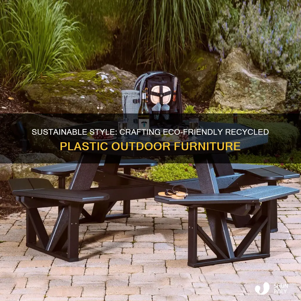 how to make recycled plastic outdoor furniture