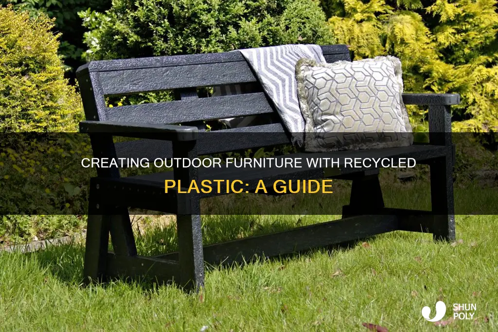 how to make recycled plastic outdoor furniture