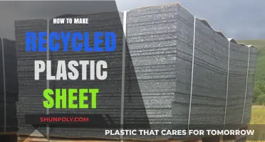 Eco-Friendly Crafting: Creating Recycled Plastic Sheets at Home Easily