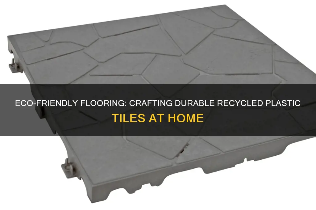 how to make recycled plastic tiles