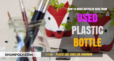 Eco-Friendly Crafting: Transforming Plastic Bottles into Stylish Recycled Vases