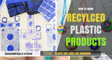 Sustainable Crafting: Transforming Recycled Plastic into Eco-Friendly Products