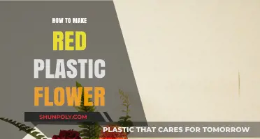 Crafting Vibrant Red Plastic Flowers: A Step-by-Step DIY Guide