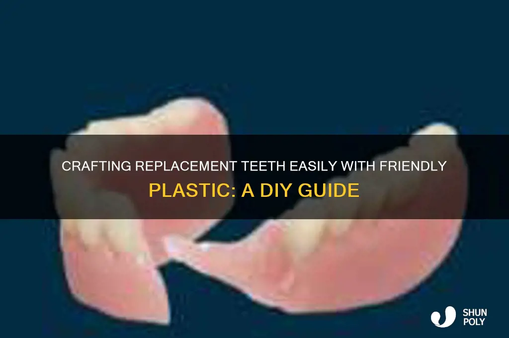 how to make replacement teeth with friendly plastic