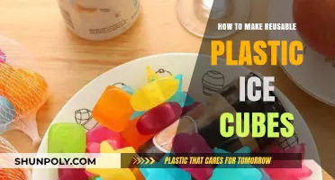 Eco-Friendly Chilling: Crafting Reusable Plastic Ice Cubes at Home