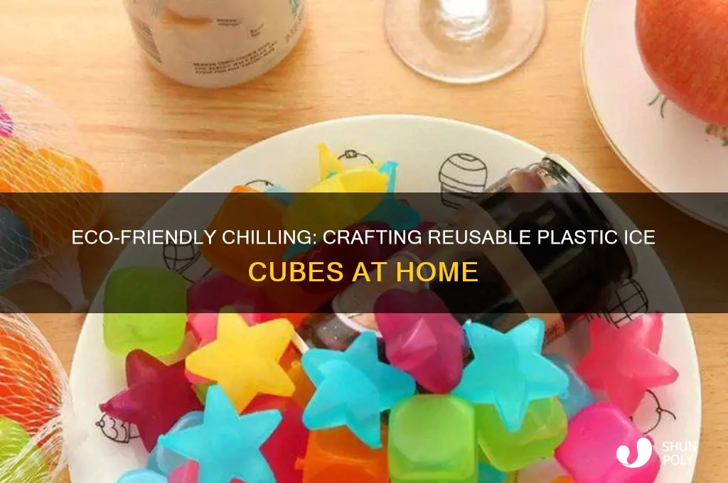 how to make reusable plastic ice cubes