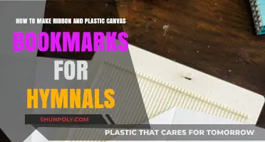Crafting Hymnal Bookmarks: Ribbon & Plastic Canvas DIY Guide