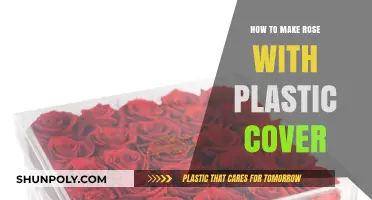 Crafting Beautiful Roses: A Step-by-Step Guide Using Plastic Covers
