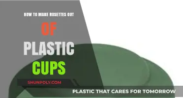 Creative DIY Rosettes: Transforming Plastic Cups into Stunning Decorations