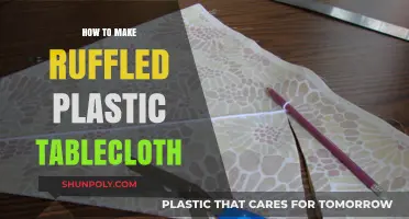 Crafting Ruffled Plastic Tablecloths: Easy DIY Tutorial for Stunning Decor
