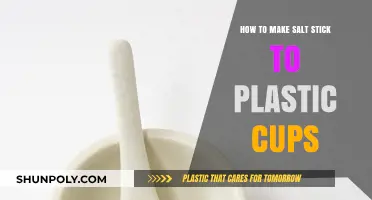 Easy Tips for Making Salt Stick to Plastic Cups Effortlessly