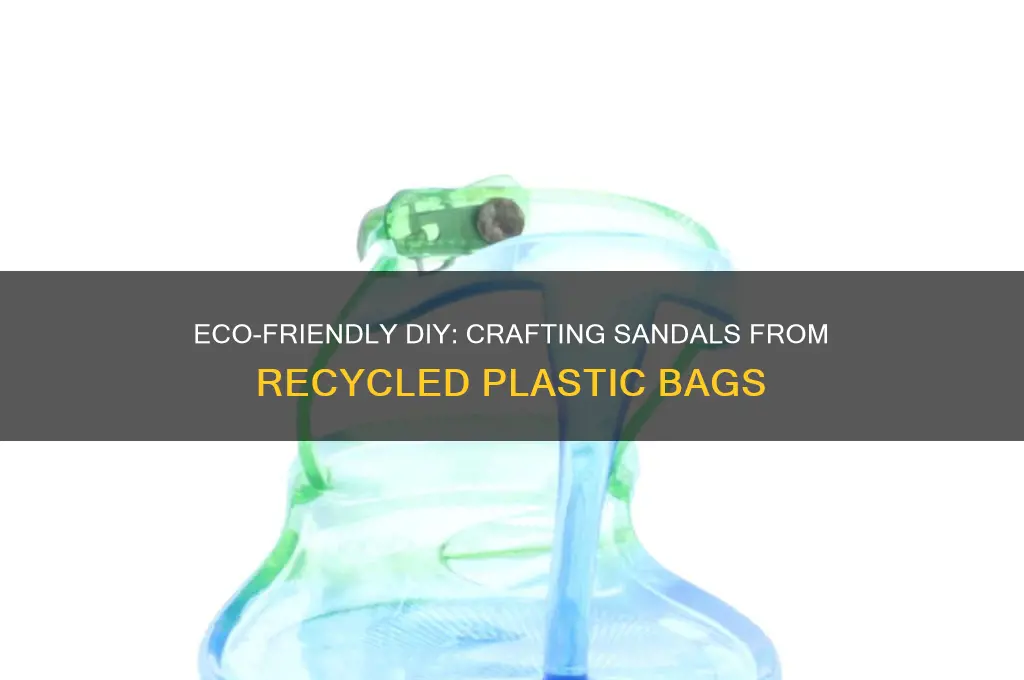 how to make sandals out of plastic bags