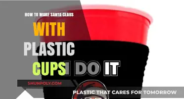 Crafting Jolly Santa Claus Decorations Using Simple Plastic Cups