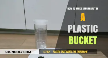 Easy Homemade Sauerkraut: Fermenting in a Plastic Bucket Guide