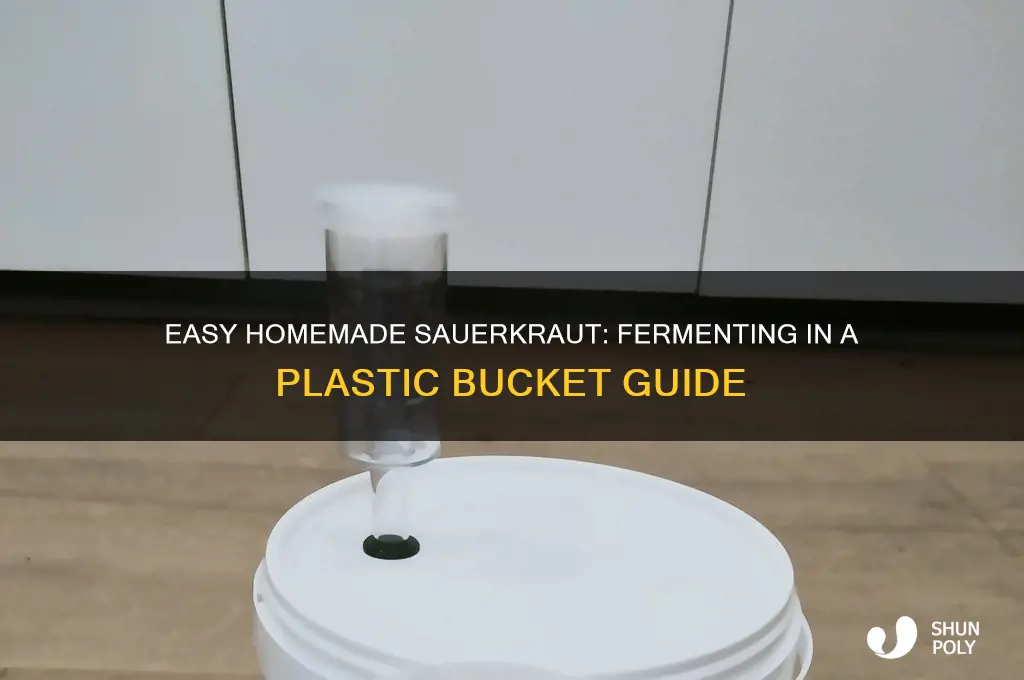 how to make sauerkraut in a plastic bucket