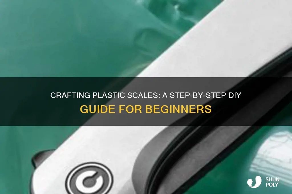how to make scales with plastic