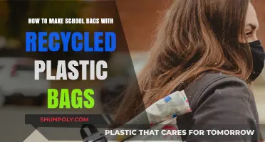 Eco-Friendly Crafting: Transforming Recycled Plastic Bags into School Bags