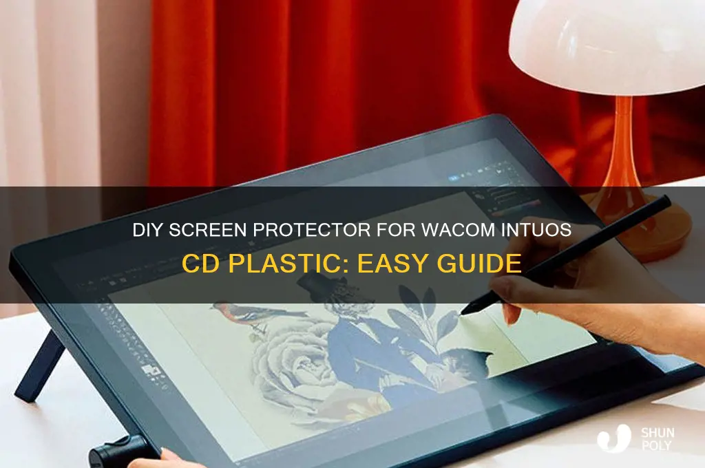 how to make screen protector wacom intuos cd plastic