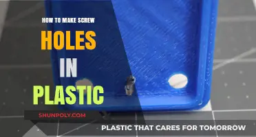 Drilling Screw Holes in Plastic: Tips for Clean, Precise Results