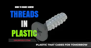 Creating Durable Screw Threads in Plastic: A Step-by-Step Guide