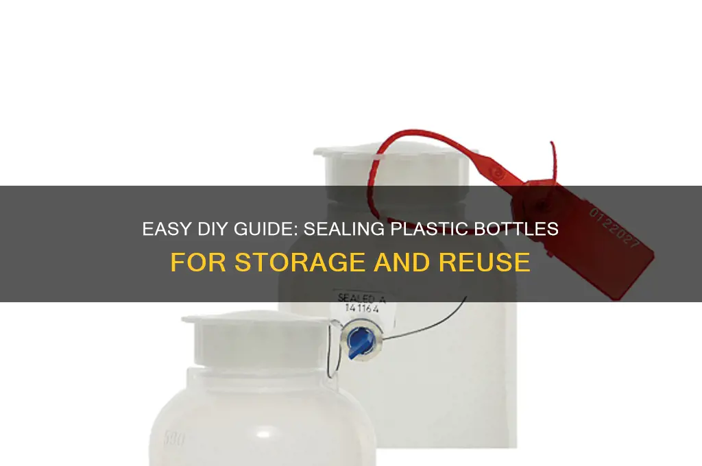 how to make seal plastic bottles