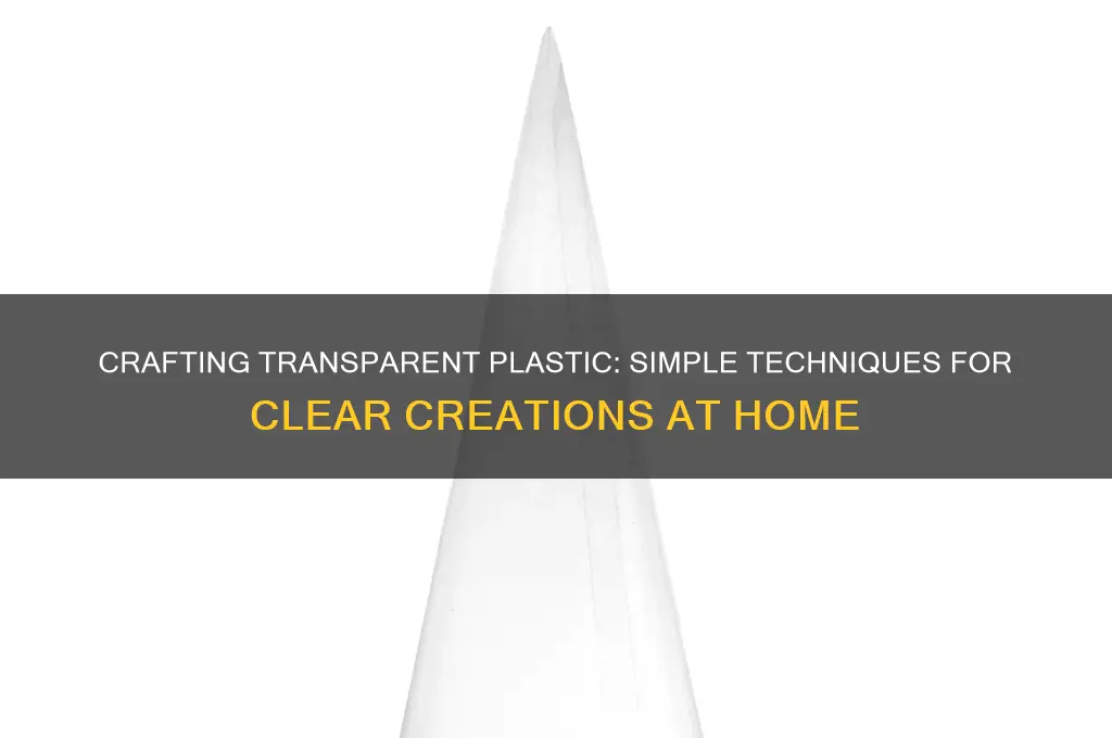 how to make see through plastic