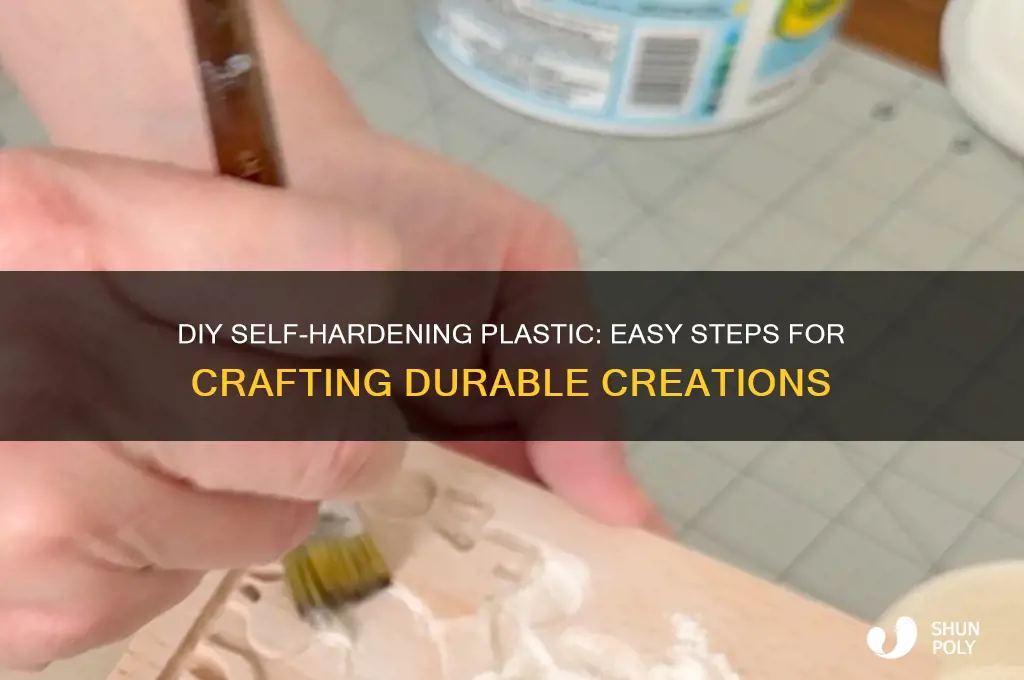 how to make self-hardening plastic