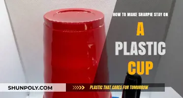 Permanent Ink on Plastic: Tips for Long-Lasting Sharpie Cup Designs