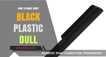 Dulling Shiny Black Plastic: Simple Techniques for a Matte Finish
