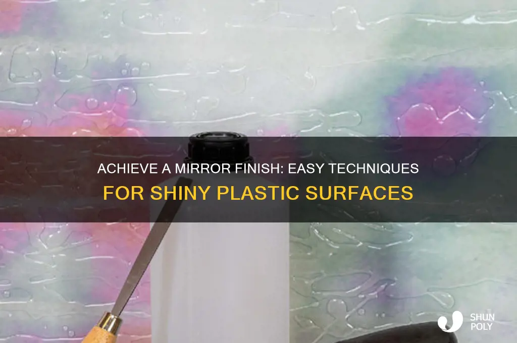 how to make shiny plastic
