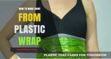 Eco-Friendly DIY: Crafting a Shirt from Plastic Wrap Step-by-Step