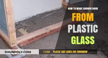 DIY Shower Door: Crafting with Plastic Glass for Easy Installation