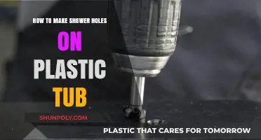 DIY Guide: Drilling Perfect Shower Holes in Plastic Tubs