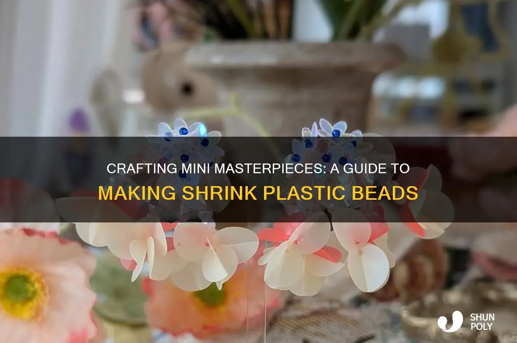 how to make shrink plastic beads