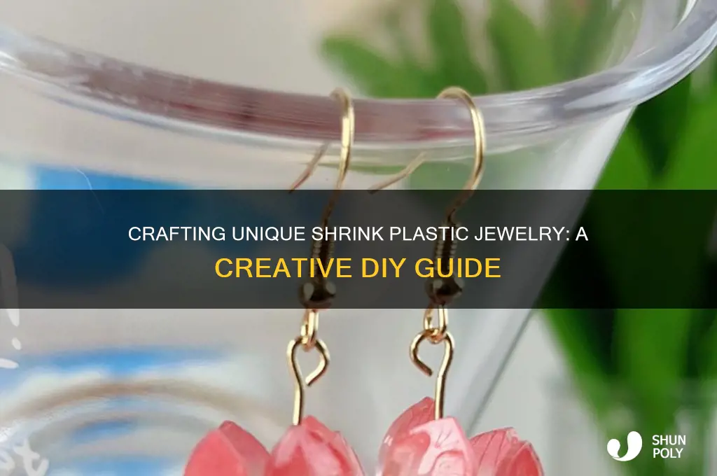 how to make shrink plastic jewelry