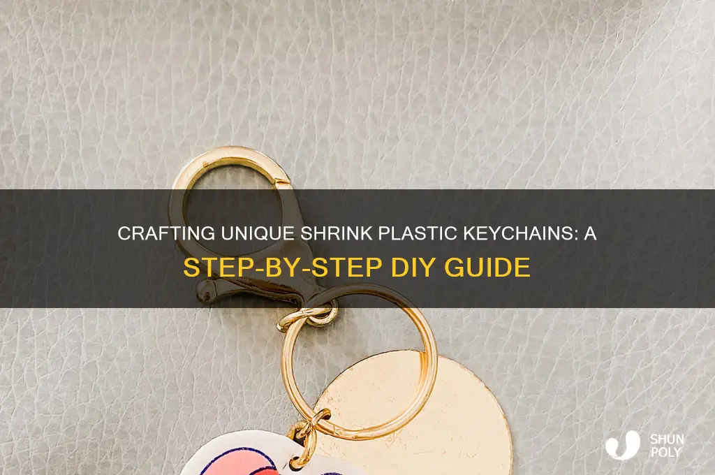 how to make shrink plastic keychains