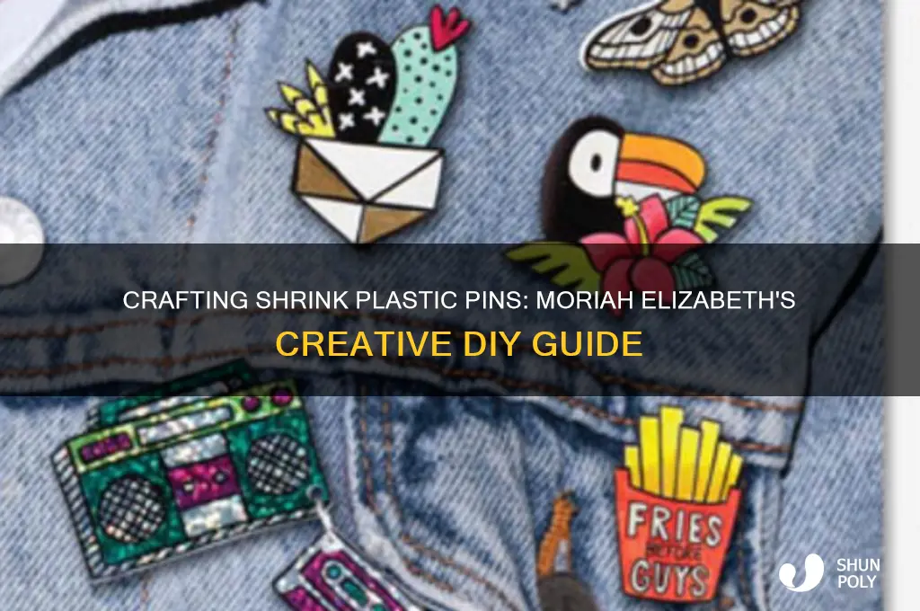 how to make shrink plastic pins moriah elizabeth