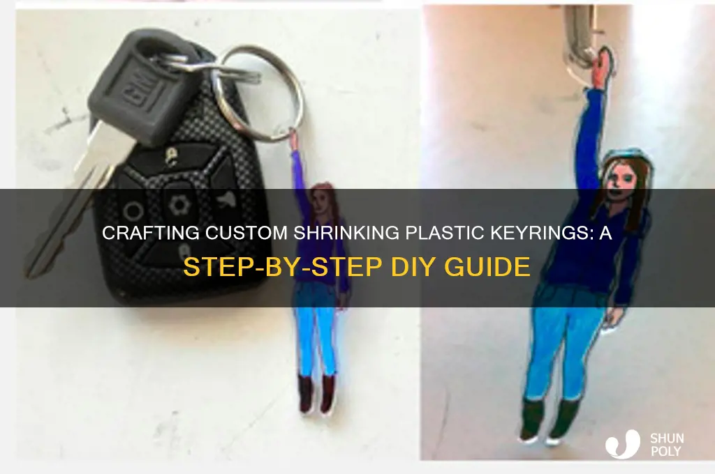 how to make shrinking plastic keyrings