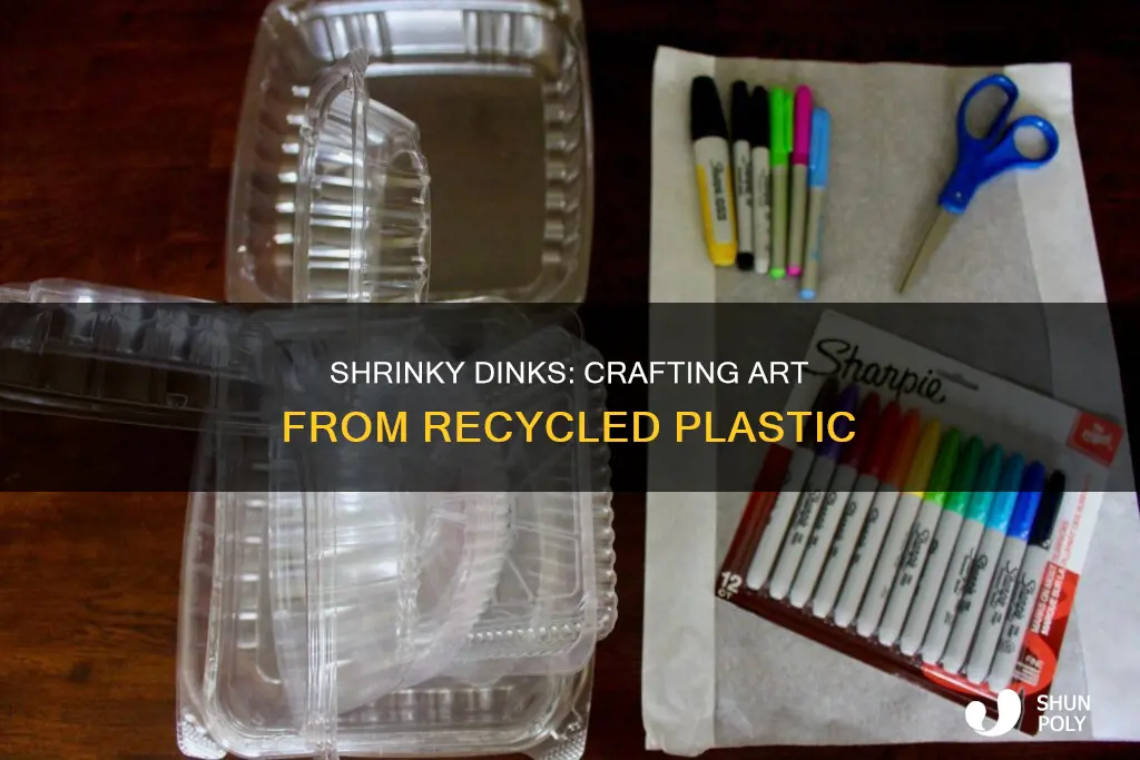 how to make shrinky dinks from recycled plastic