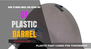 DIY Cozy Dog House: Upcycling a Plastic Barrel for Small Pets