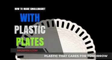 Creative DIY: Crafting Small Baskets Using Plastic Plates Easily
