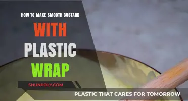 Perfectly Smooth Custard: The Plastic Wrap Technique Explained