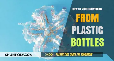 Creative Snowflake Crafting: Transforming Plastic Bottles into Winter Wonders