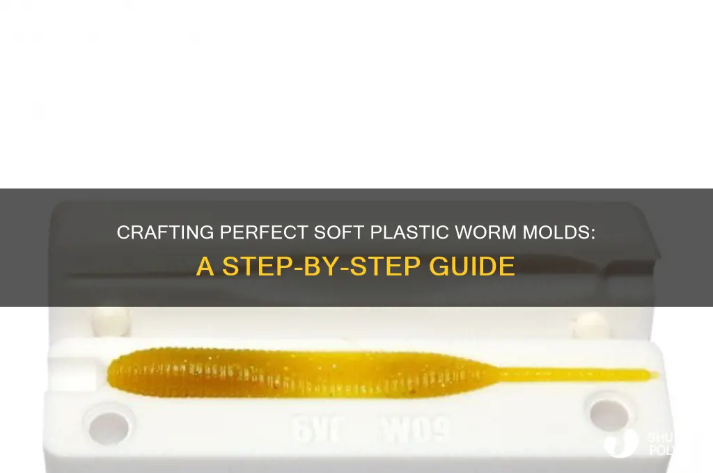 how to make soft plastic worm molds